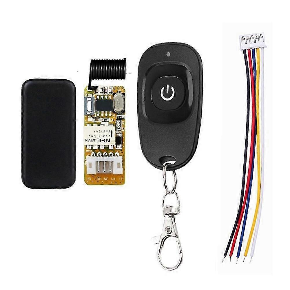 DC3.5-12V Mini Relay Remote Control Switch 433Mhz Small Contact NO NC Learning Button Wireless Remo