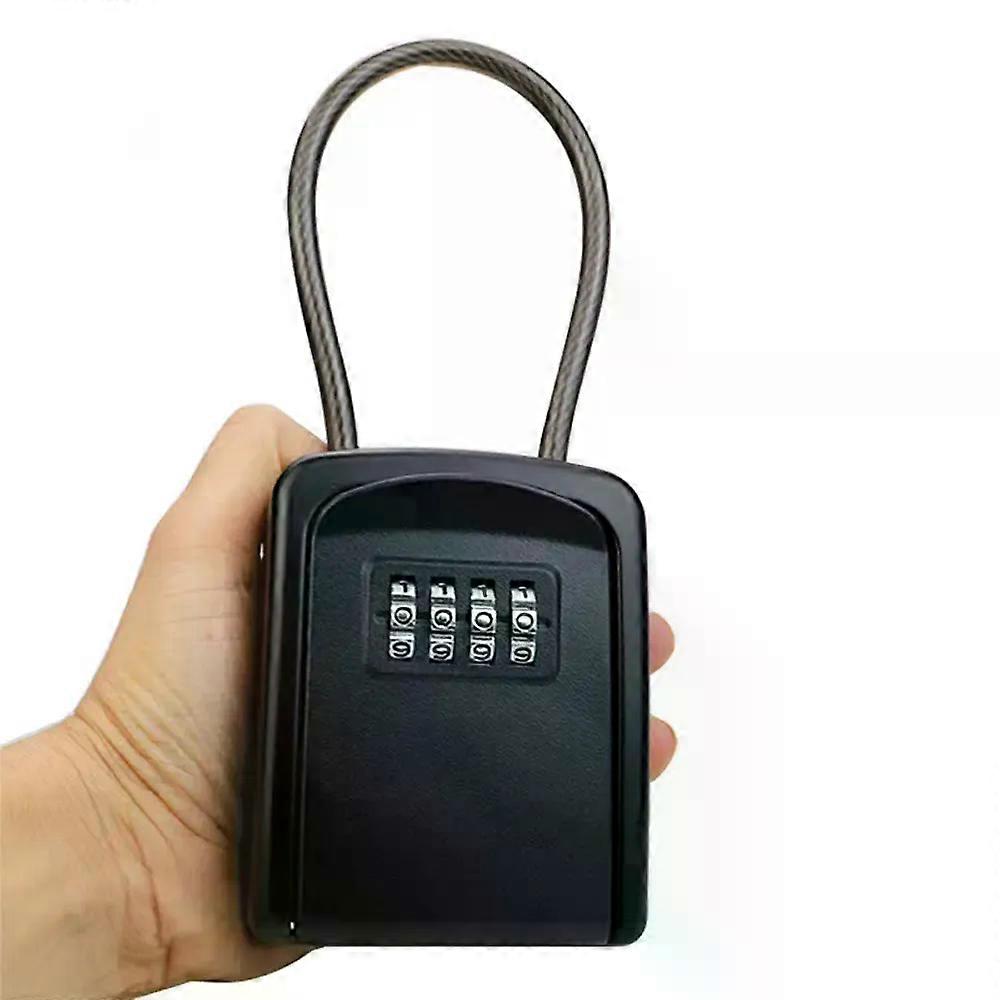 Waterproof High Quality Portable Key Lock Box for Outside and Inside Realtor Lockbox for House Keys Combination Key Hiders
