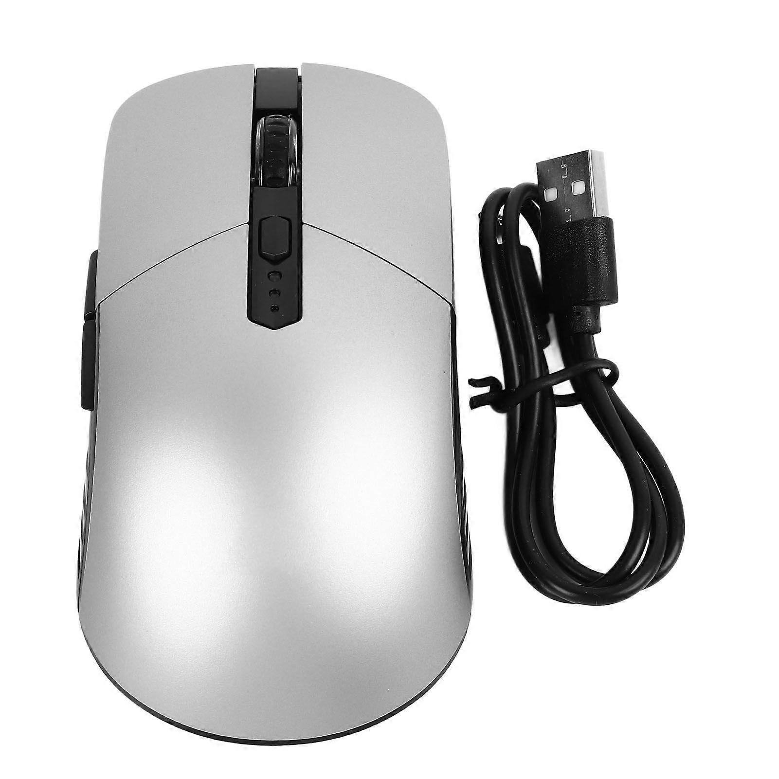 SQCLV Wireless Mouse 2.4G Bluetooth Quiet Rechargeable Stable Portable Wireless Computer Mouse for Office