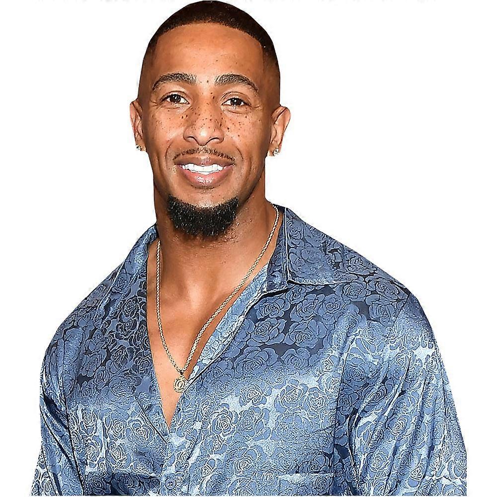 Oshea Russell (Blå skjorta) Halvkropp Buddy Utskärning