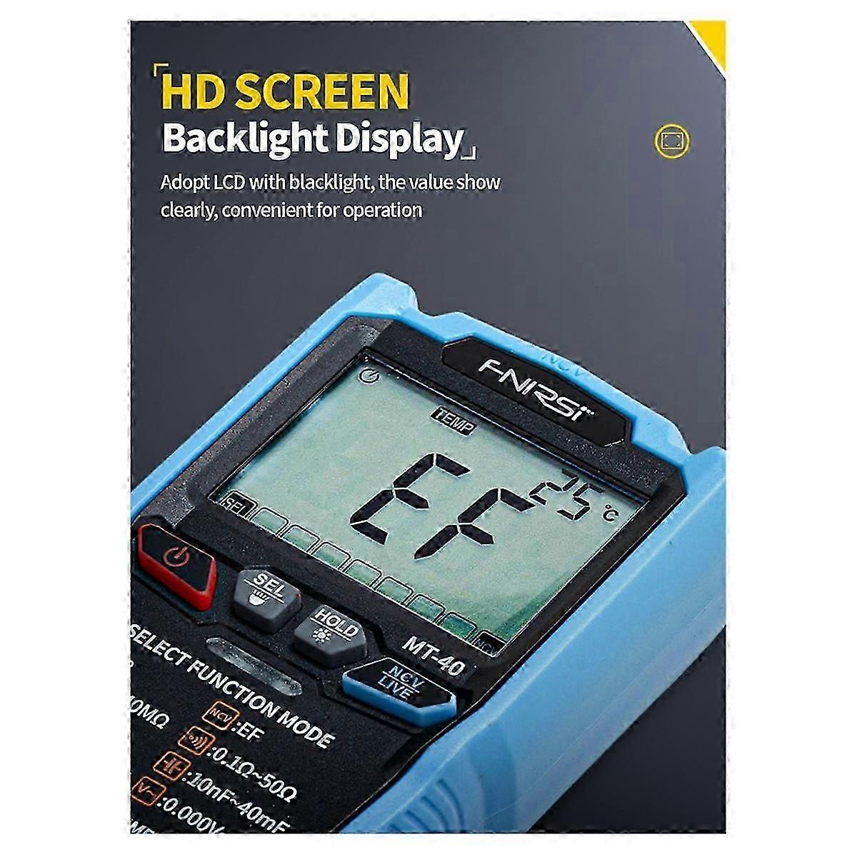 MT-40 Intelligent Multimeter Electrician Special High-Precision Digital Multimeter Fully Automatic