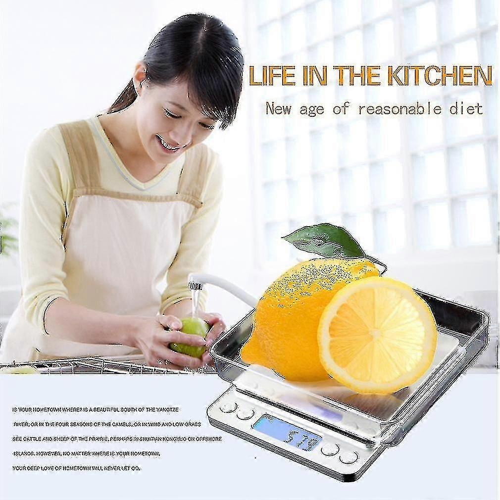 Mini Precision Digital Gram Jewelry Scale 2000g X 0.1g Lcd Display