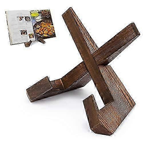 Cookbook Stand, Handmade Wooden Cookbook Holder, Recipe Book Holder for Display Stand, Farmhouse Cook Book Stand for Cooking, Cookbook and Recipe Hold