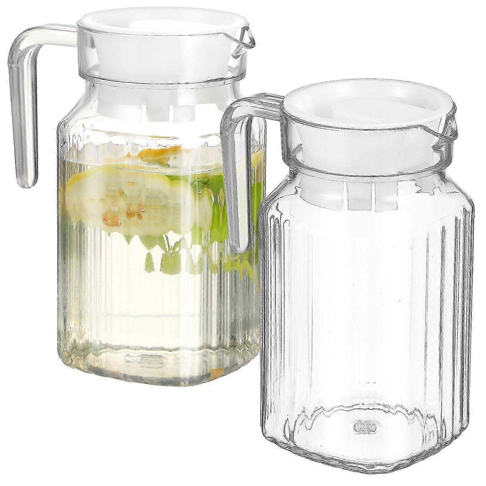 Pitchers with Lids Large Capacity for Beverages