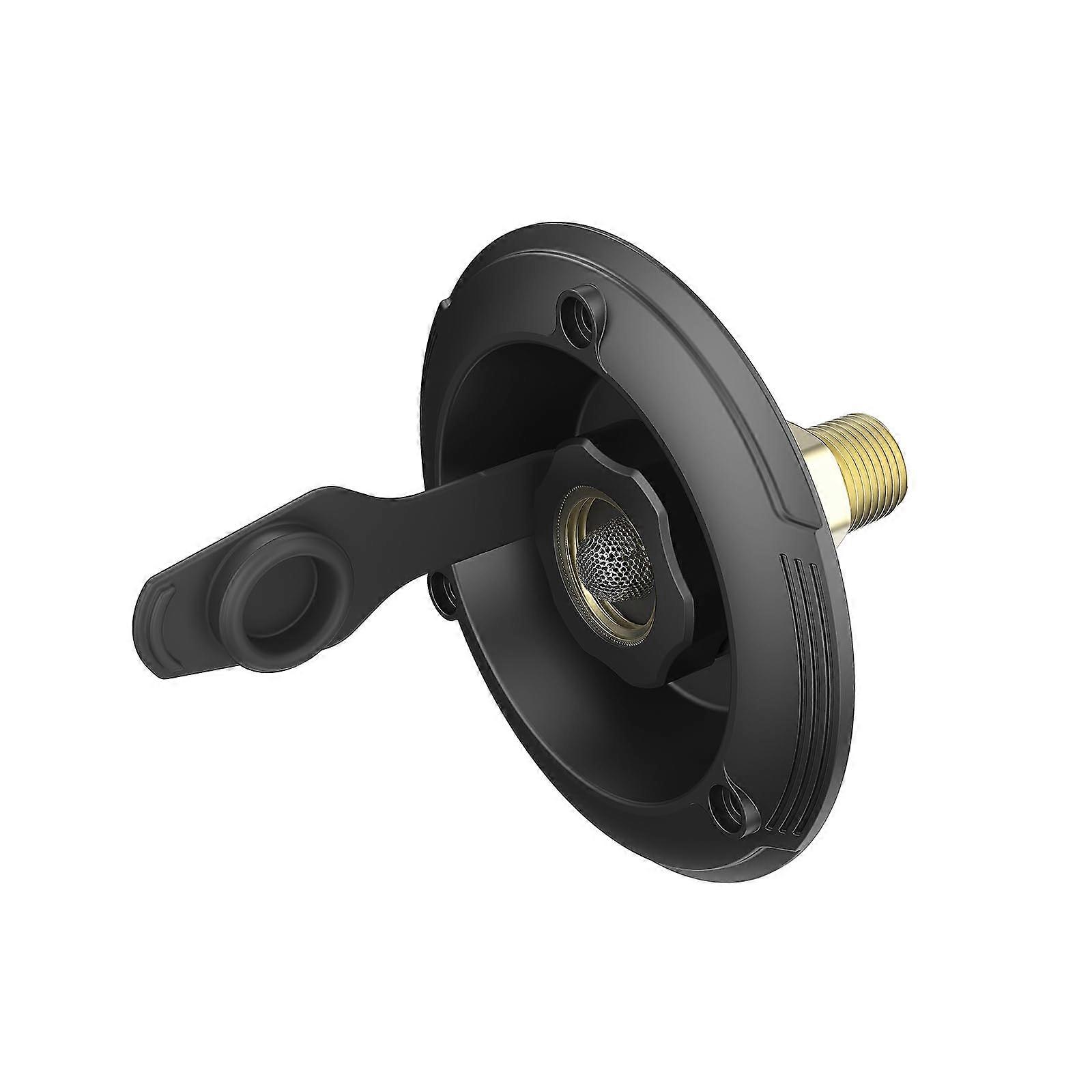 RV City Water Inlet with Check Valve, 3/4'' NH to 1/2'' NPT Male Thread Water Connection Fitting