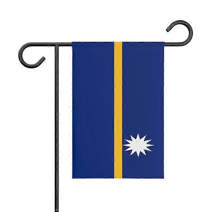 Nauru Garden Flag – 32 x 47.5 cm – Durable Polyester – Vertical Format – Outdoor