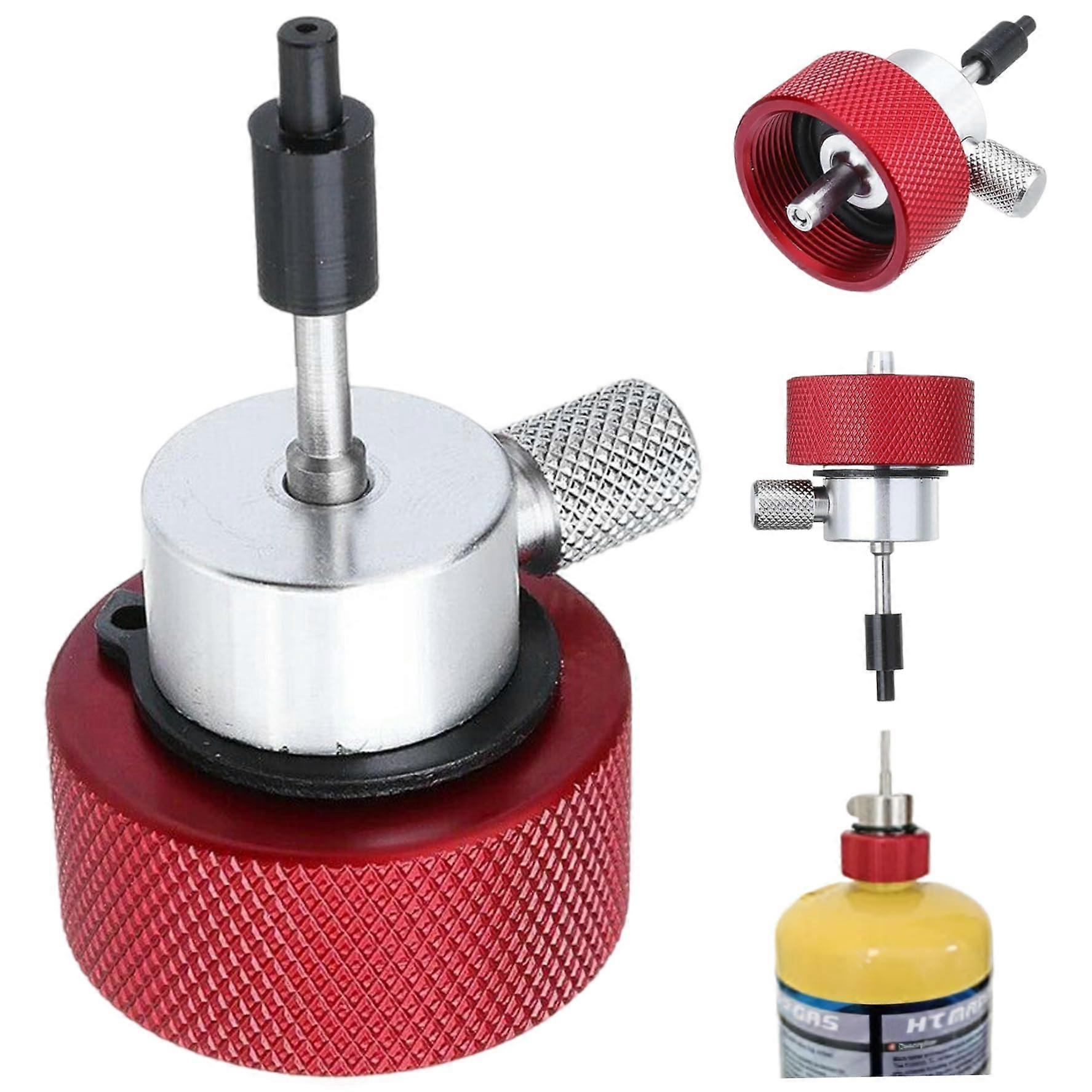 PropaneFilled Adapter, 4.5 x 3.6 x 3 cm, Green Gas Propane Adapter, Airsoft, Inflatable Charging Port with T015, Red Ref: 8118