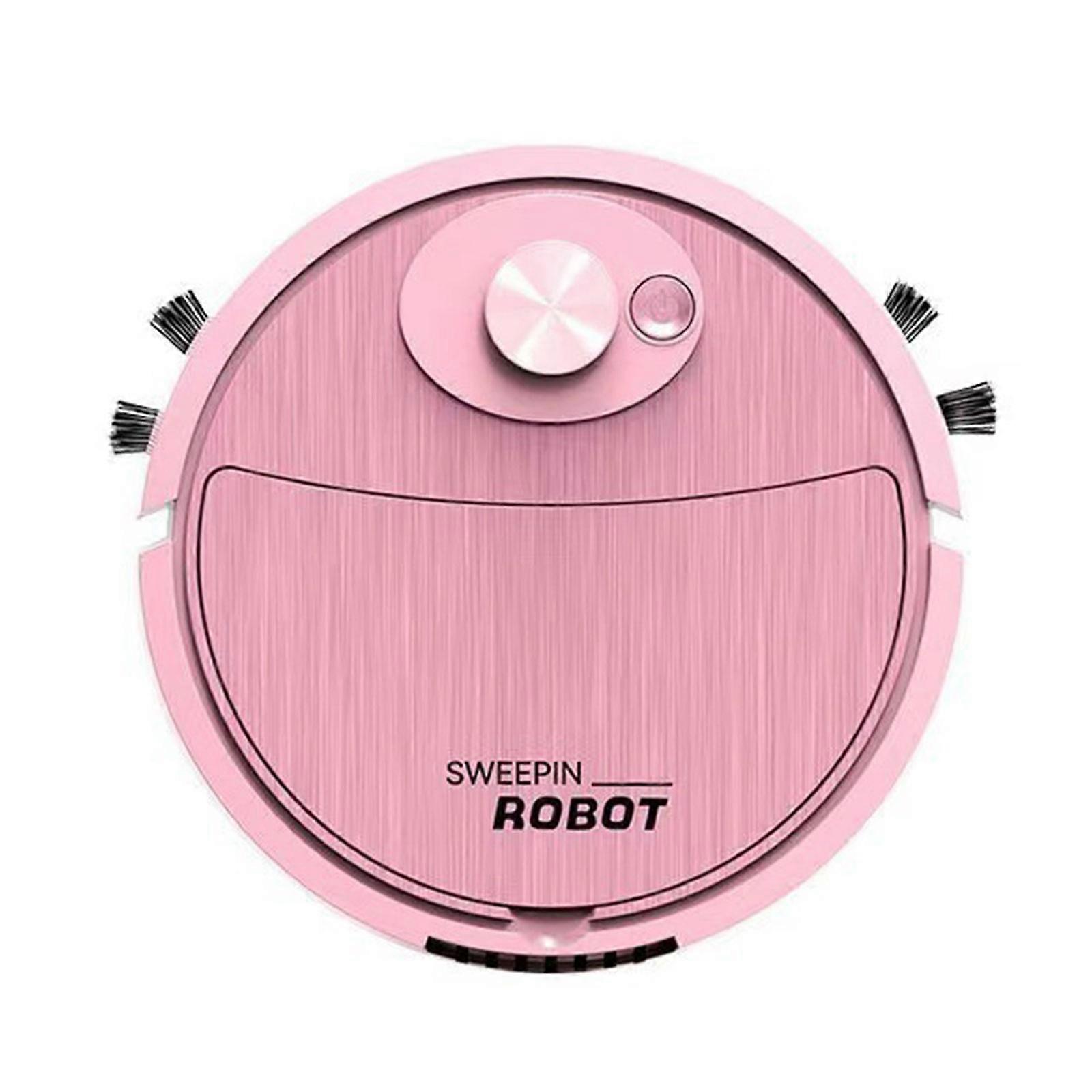 3 In 1 Sweeping Robot Home Mini Sweeper Sweeping and Vacuuming Wireless Vacuum Cleaner Sweeping Robots For Home Use pink