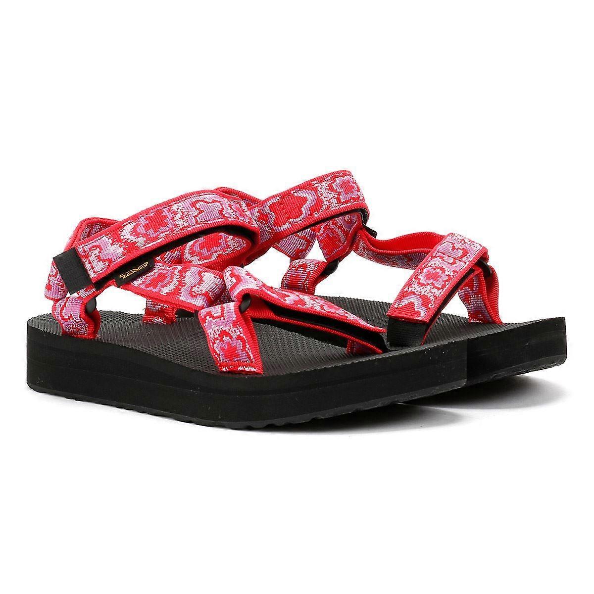 Teva Midform Universal Women's Pink/Purple Floral Sandals