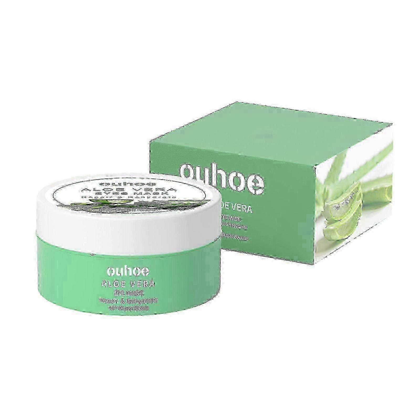 Aloe Vera Eye Mask, Moisturizing Repair Eye Patch For Fine Lines And Dark Circles