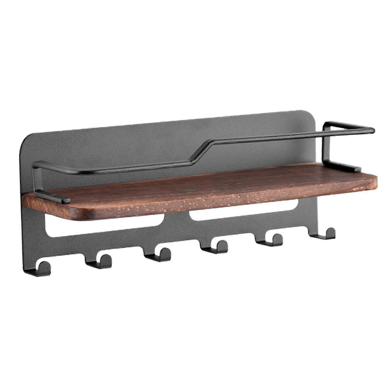 Fridge Side Rack Seasoning Shelf with Hook Rack Sturdy Large Capacity Hanging