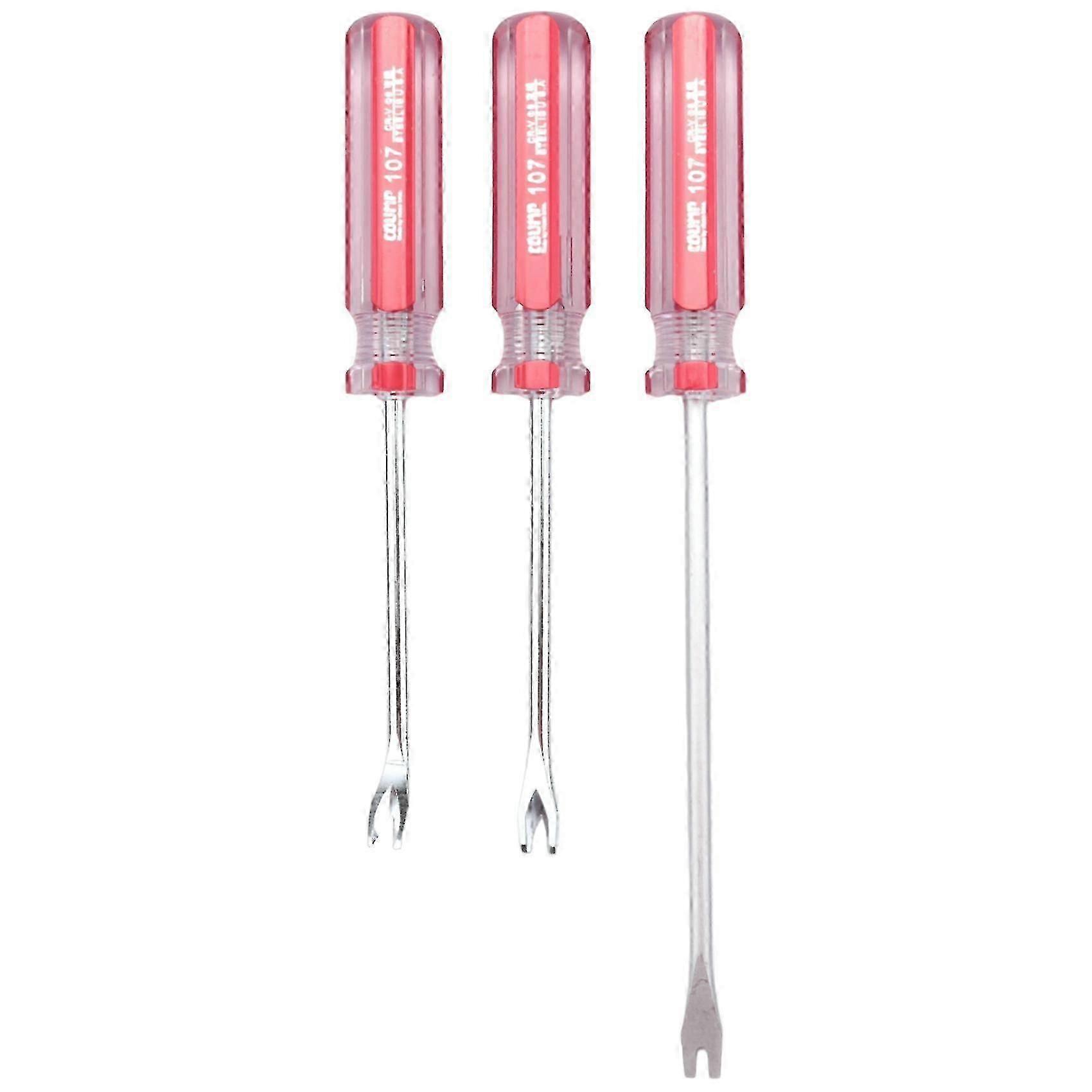 3pcs Συρραπτικό &; Εξολκέας νυχιών Σετ 3mm V/U Tip για Ταπετσαρίες, Επισκευή Επίπλων/Ξυλουργικές Εργασίες με Κατσαβίδι