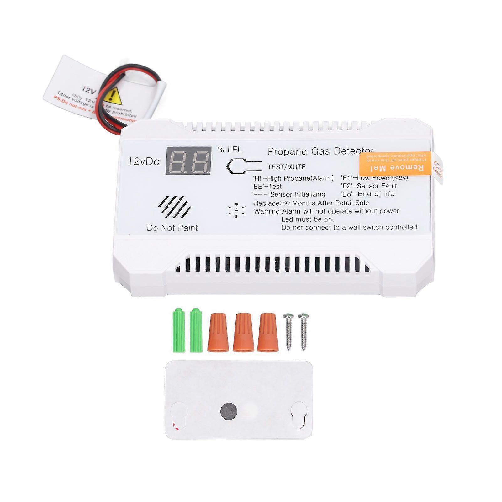 Detector de gás combustível de alta qualidade 85dB transmissor de alarme alto...