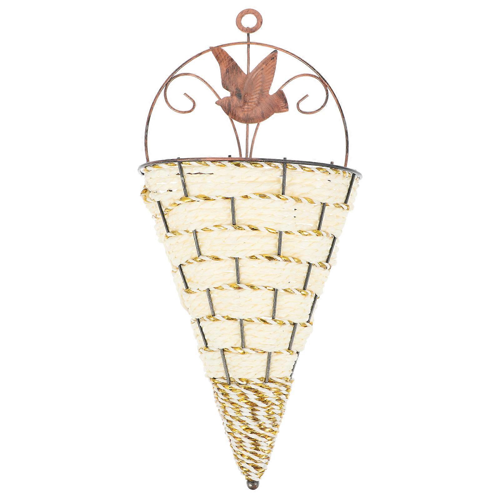 Balcony Friendly Hanging Basket Planter with Adjustable Drainage Option