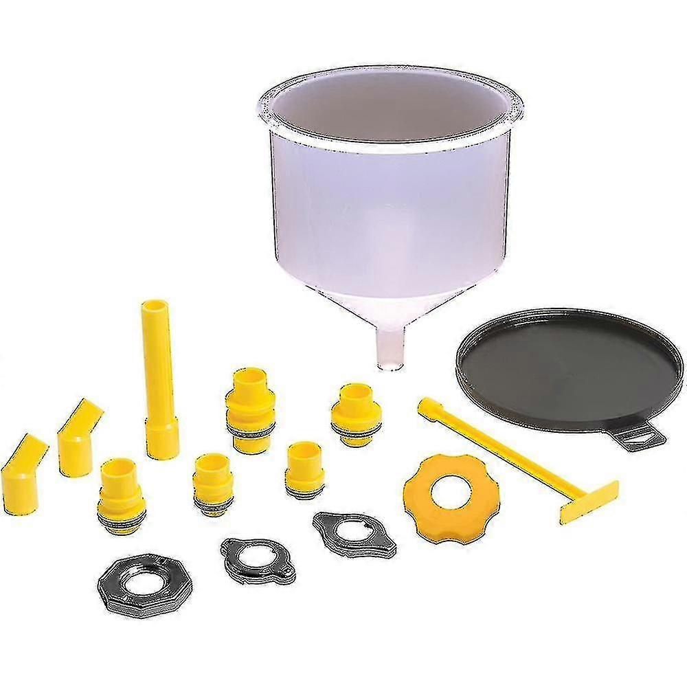 15pcs/set Car Radiator Coolant Filling Tool Kit for Spill Proof Cooling System Applications and Liquid Transfer