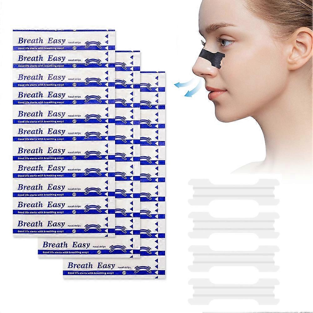 Extra Strength Nose Strips Breathing Natural Relief From Nasal Congestion. Gentle On Sensitive Skin. Improved breathing