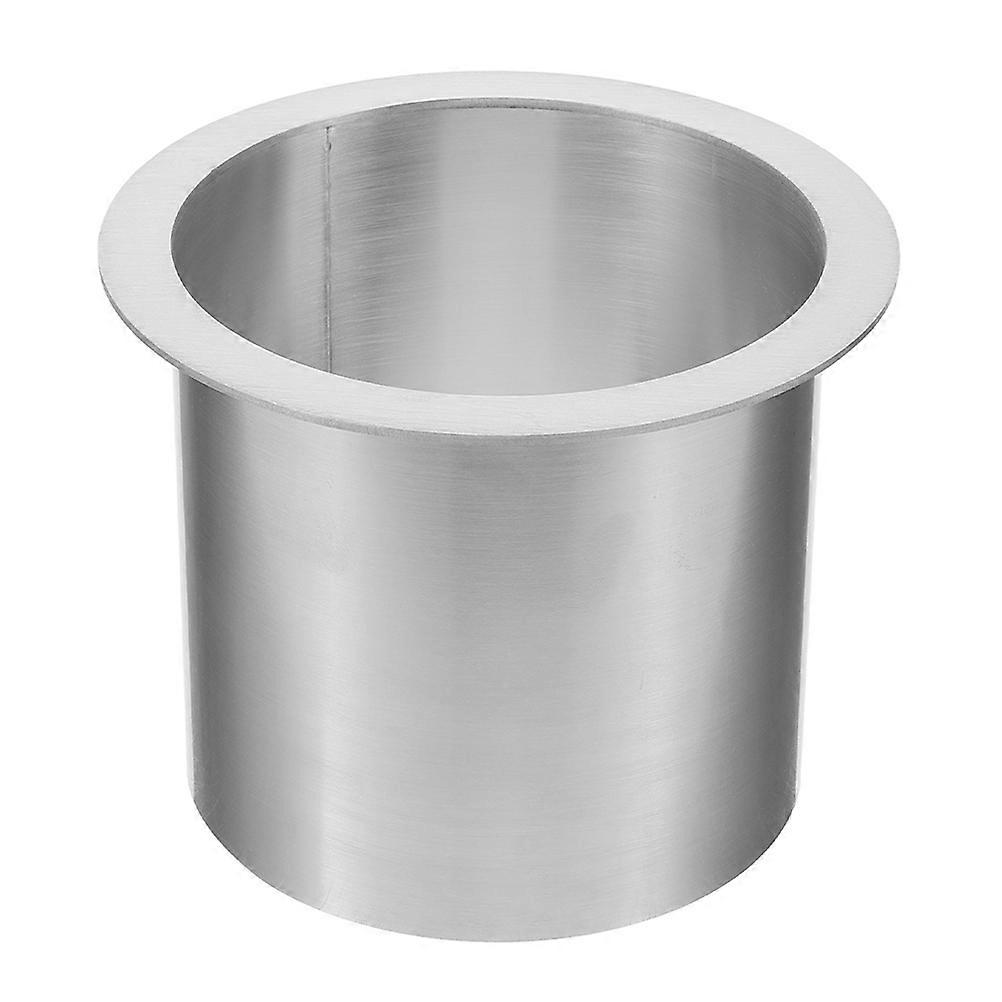 Stainless Steel Trash Chute Grommet for Countertops – Corrosion Resistant, Easy to Clean, Indoor Use for Kitchen or Office