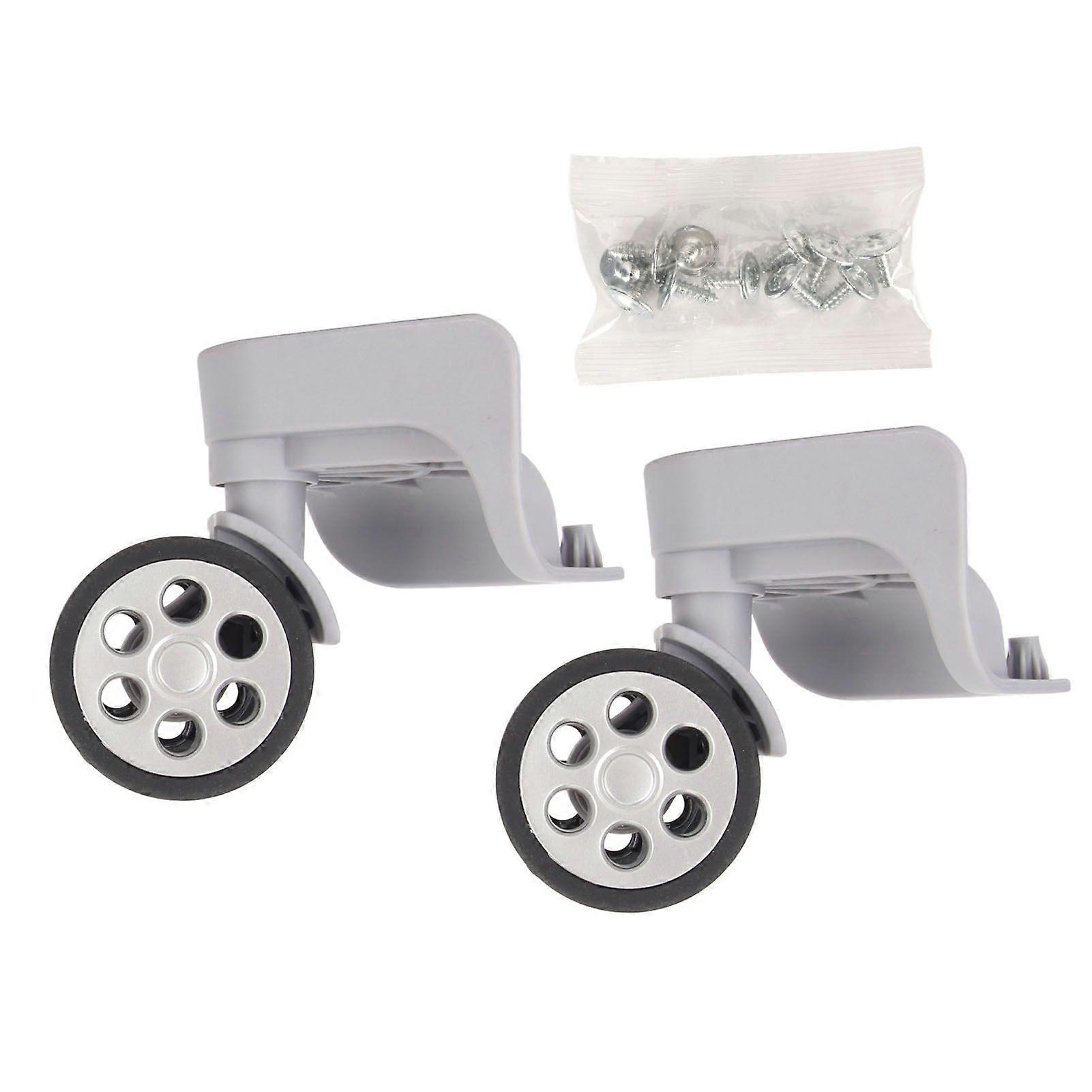 2025 Latest Model  2pcs Luggage Wheels Replacement 360 Degree Rotation Low