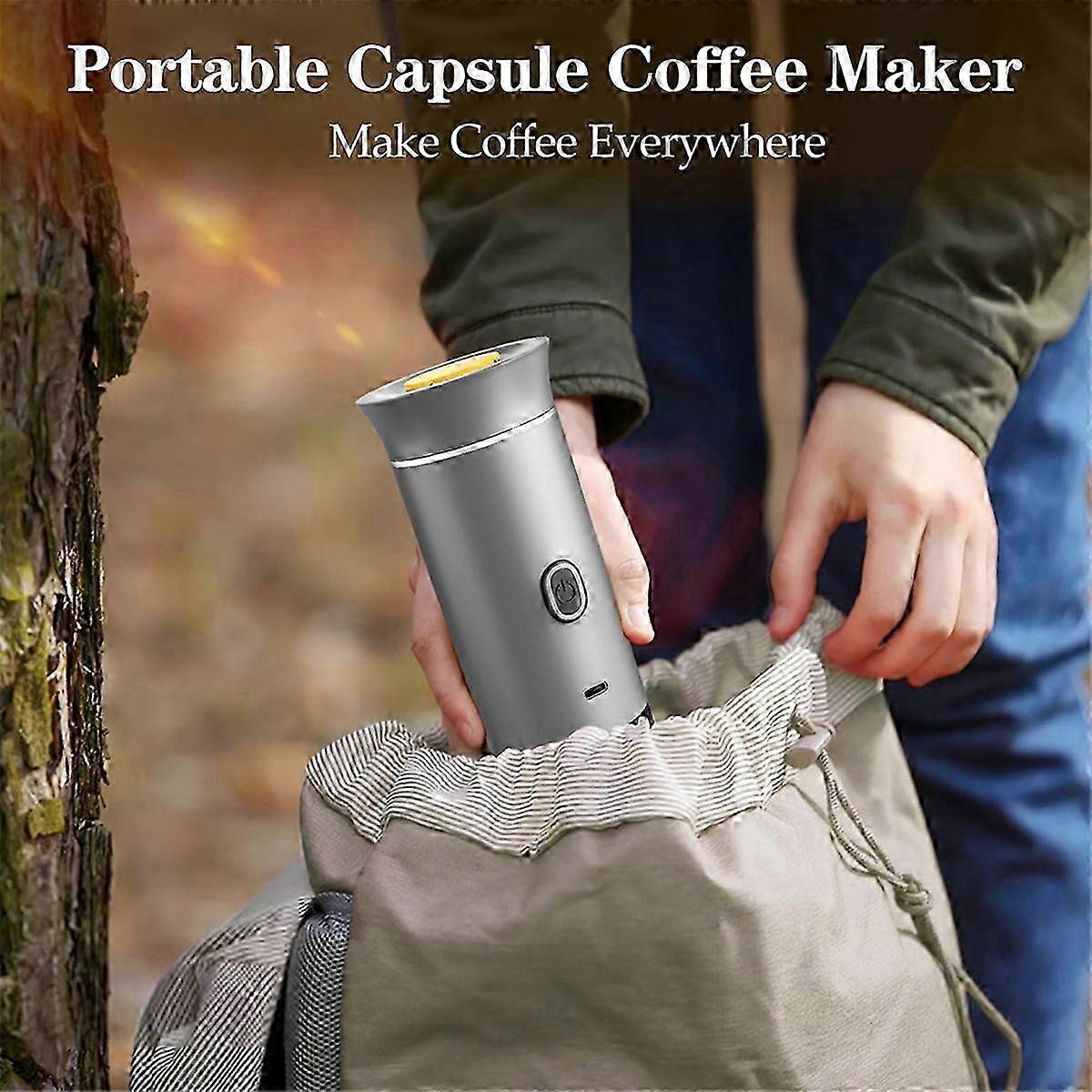 Portable Espresso Machine Mini Travel Coffee Machine Rechargeable Self-Heating Car Coffee Machine S