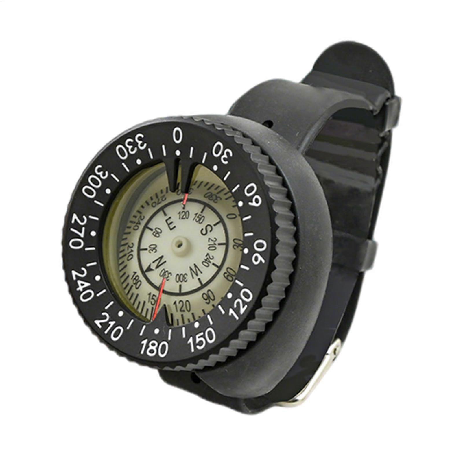 Underwater Navigation Device Illuminated Flexible Design For Orientation During Diving Hiking Survival And Backpacking