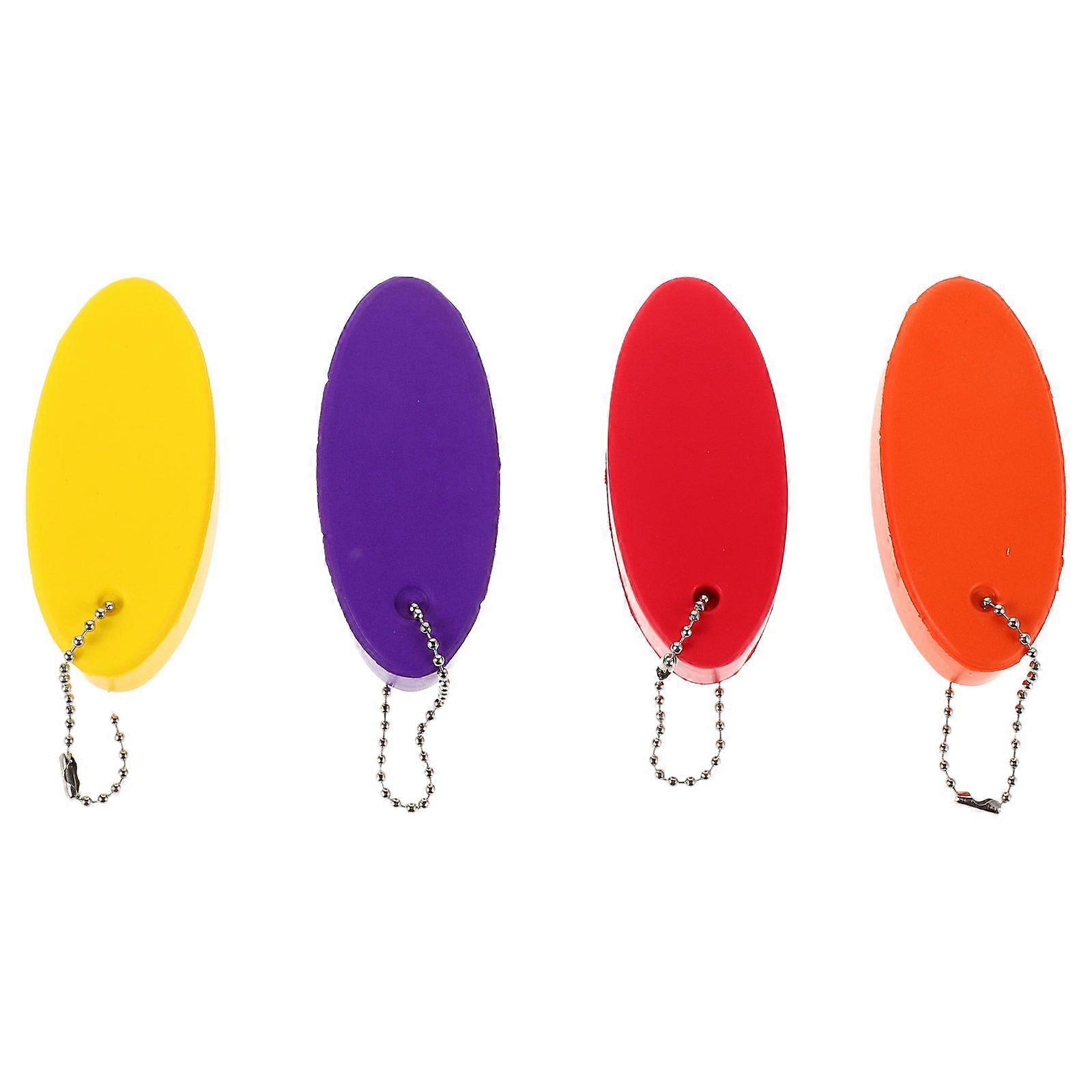 4PCS Floating Keychain for Boats Floating Key Ring for Boating Surfing Sailing Key Ring Small Keychain for Fishing Sailing and Sailing Kayak