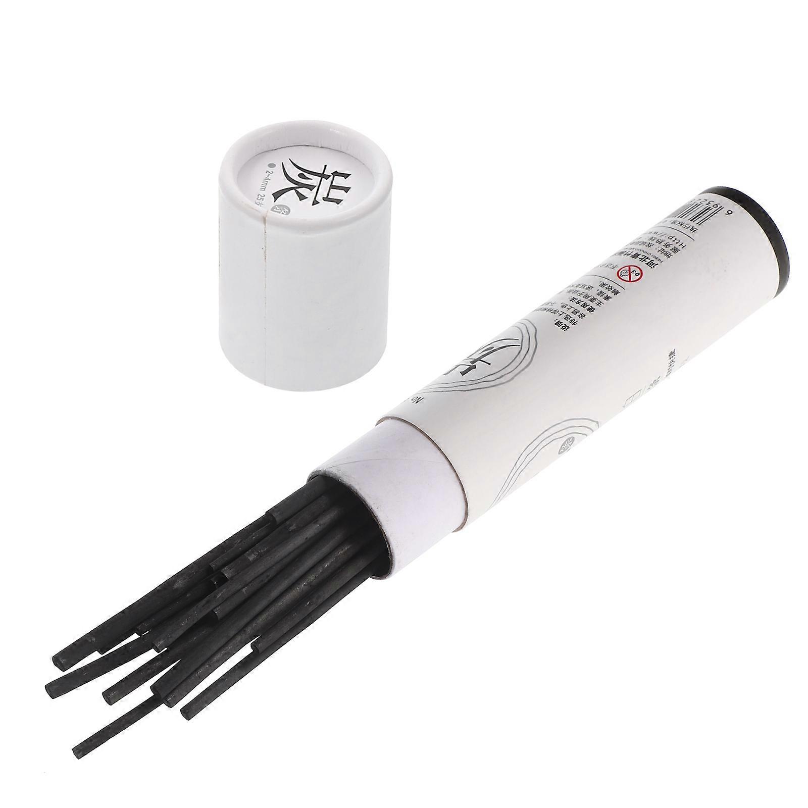 Drawing Charcoal Professional Charcoal Sticks Artist Sketching Tools Round Compressed 25Pcs