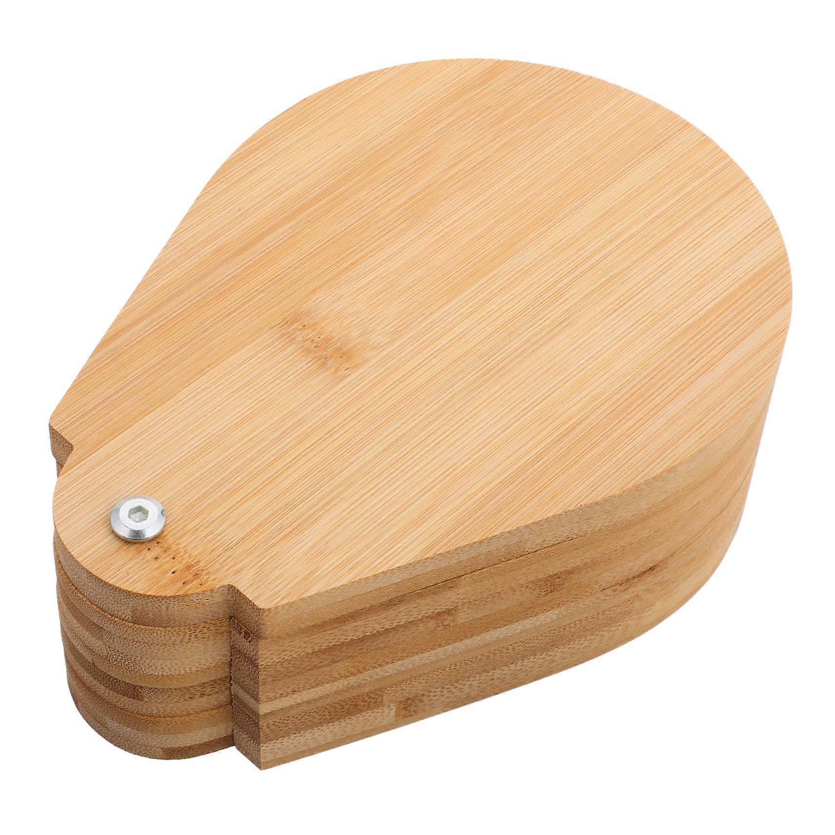 Fun Kitchen Helpers Countertop Salt Container, Spice Dispenser, Candy Jar, Khaki Bamboo Spice Organizer