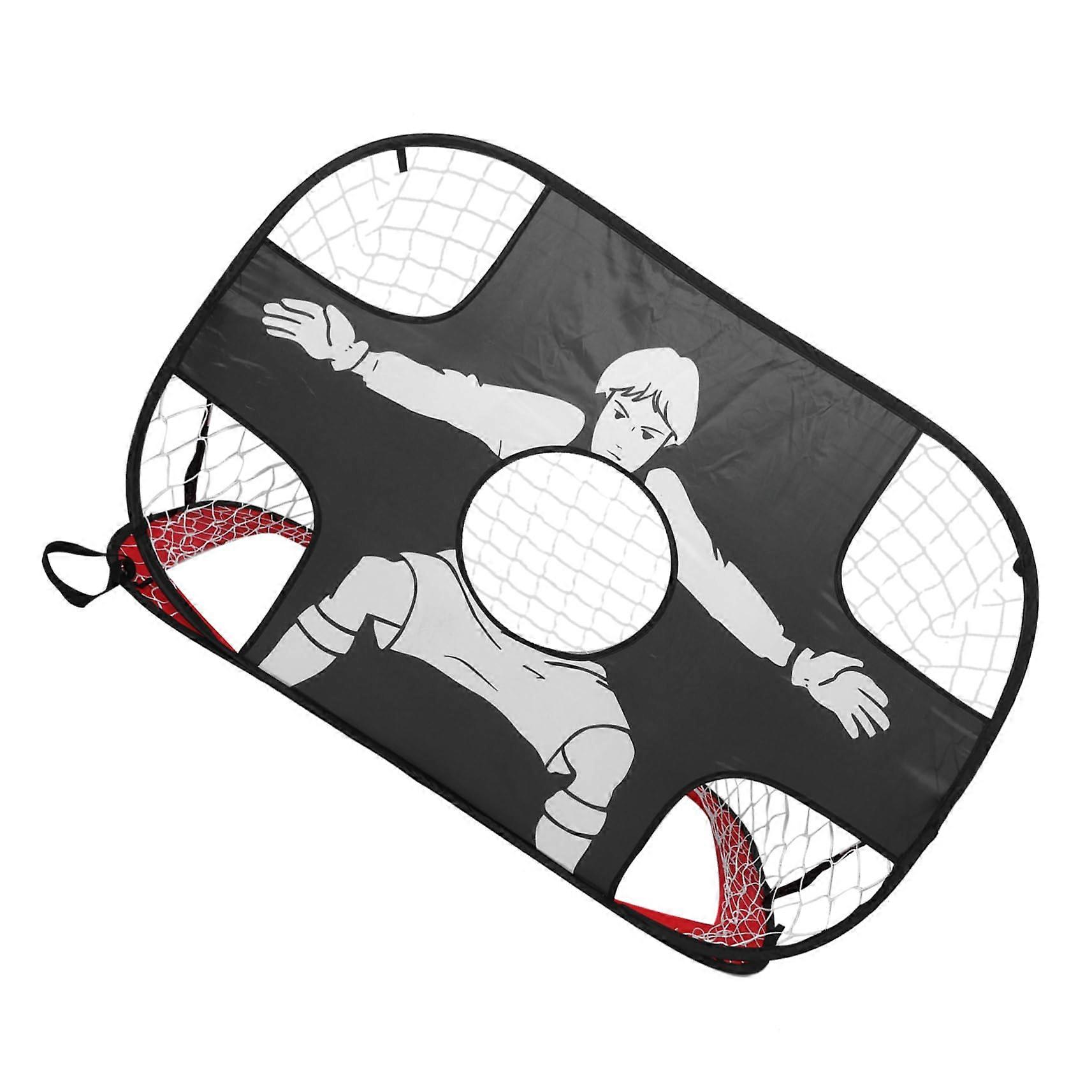 Foldable soccer goal For soccer target net With target characters For precise Easy assembly And durable construction For Outdoor fun
