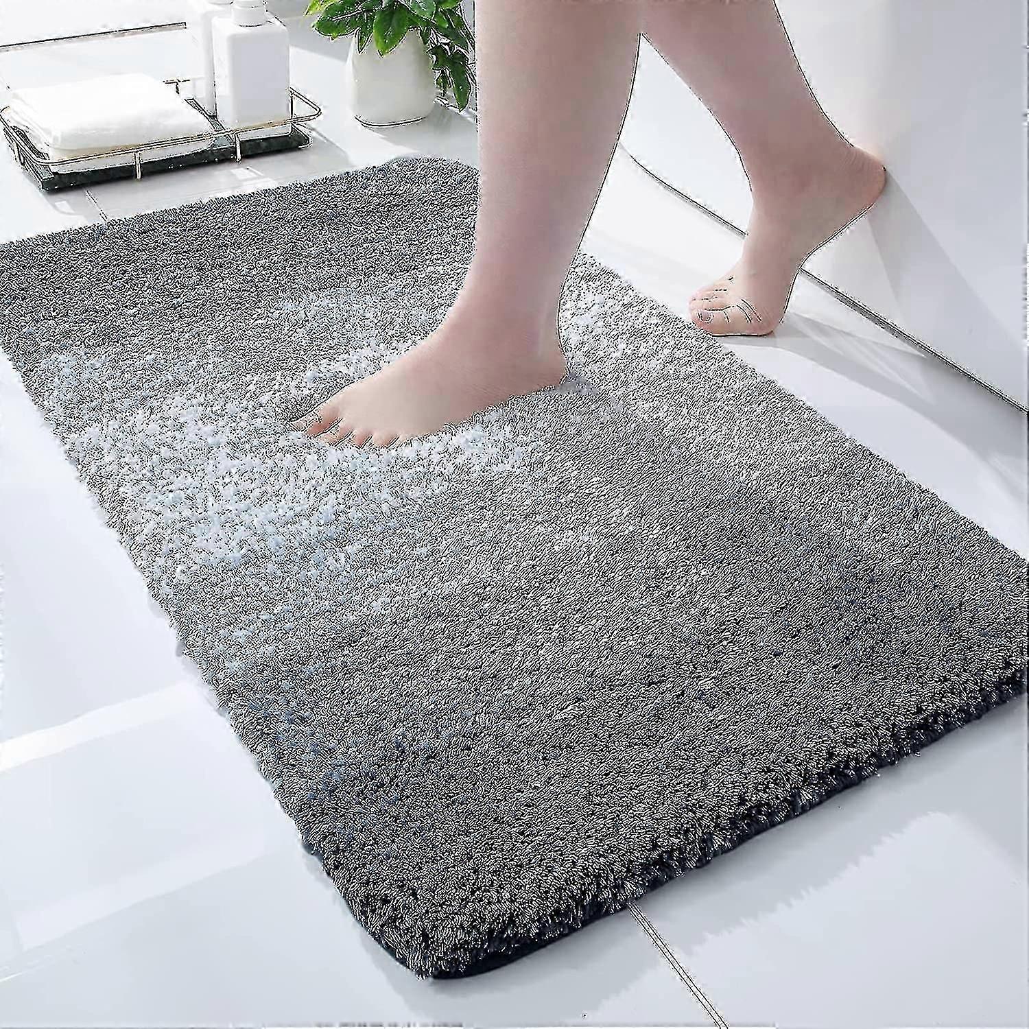 Lüks Banyo Halı Paspası, Ekstra Yumuşak Ve Emici Mikrofiber Banyo Halıları, Kaymaz