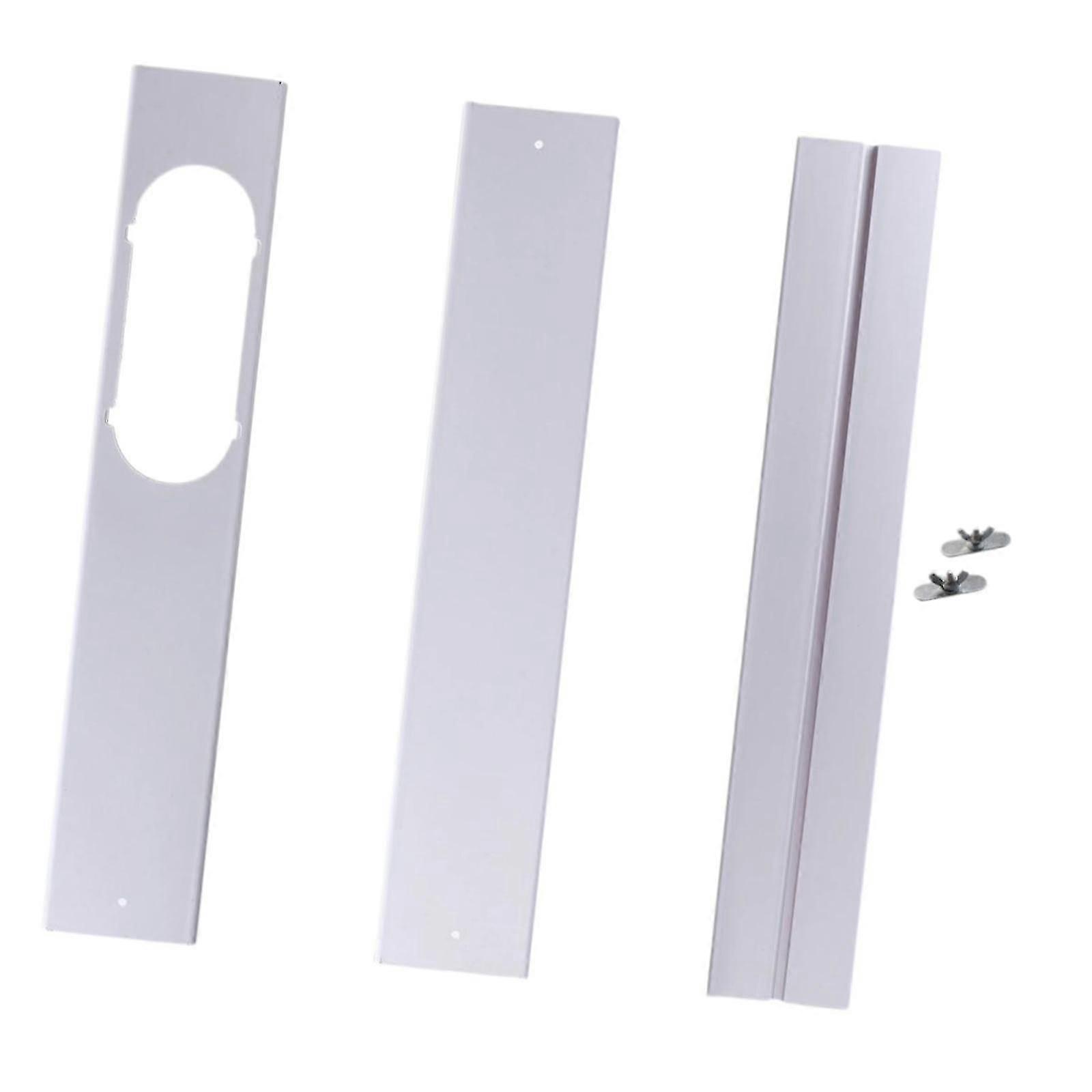 Air Conditioning Baffle with Screw Window Vent Kit for Indoor Ducting Fitment Pack of two