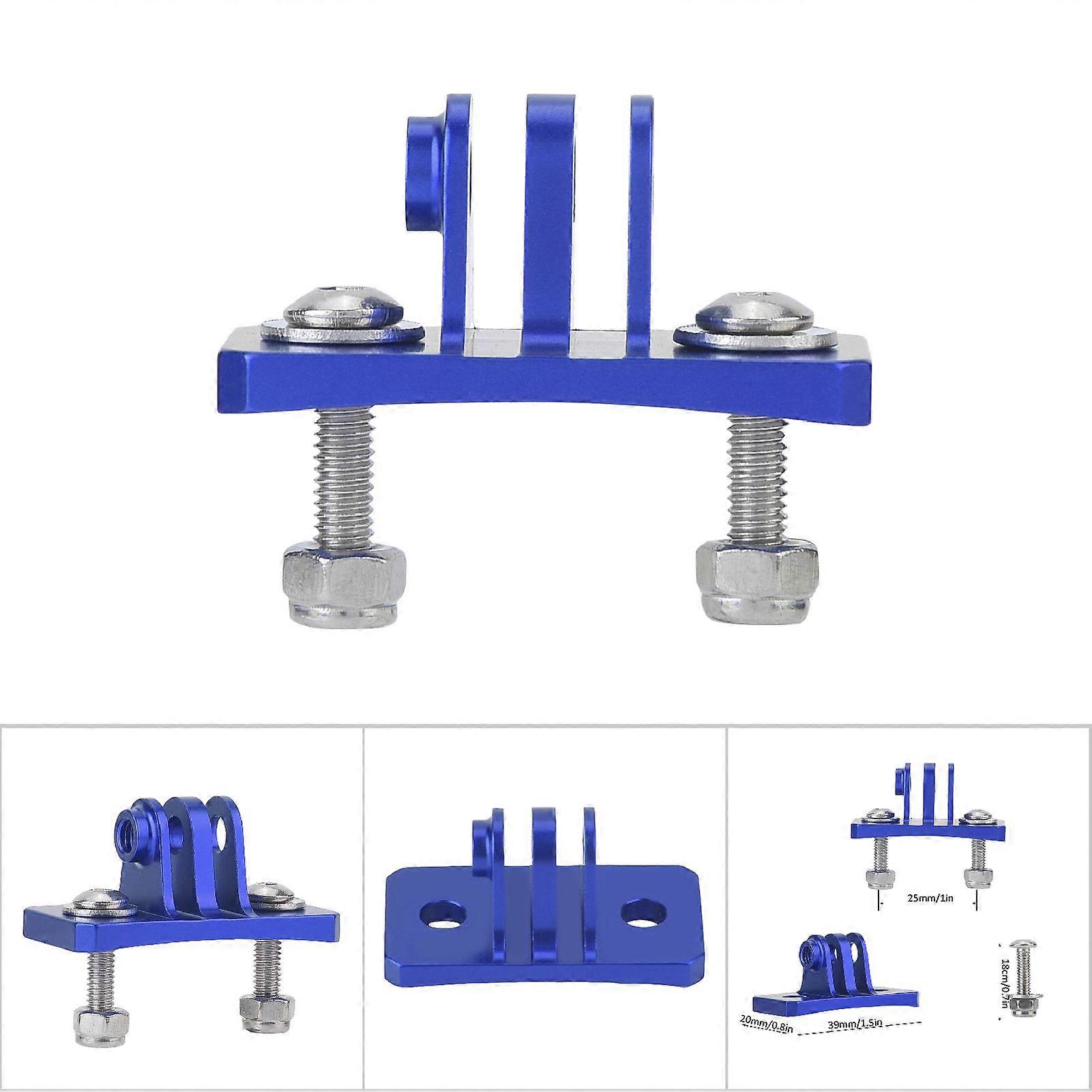 Parachute Helmet Fast Mount Adapter for Gopro 7 6 5 4 Action Cameras (blue)