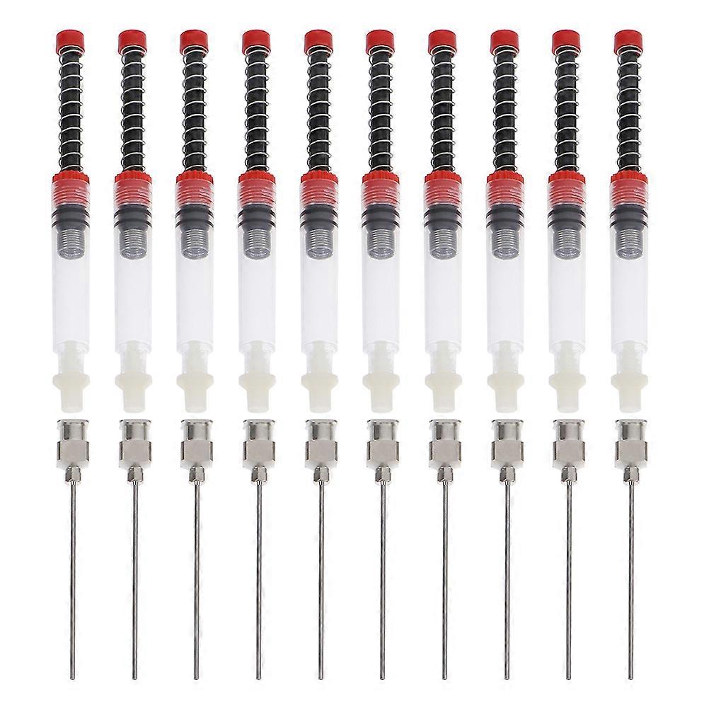 10pcs Fountain Pen Converter Ink Absorber Tool, Spring Loaded Ink Filler Needle for Calligraphy & Writing Enthusiasts, Compatible with Various