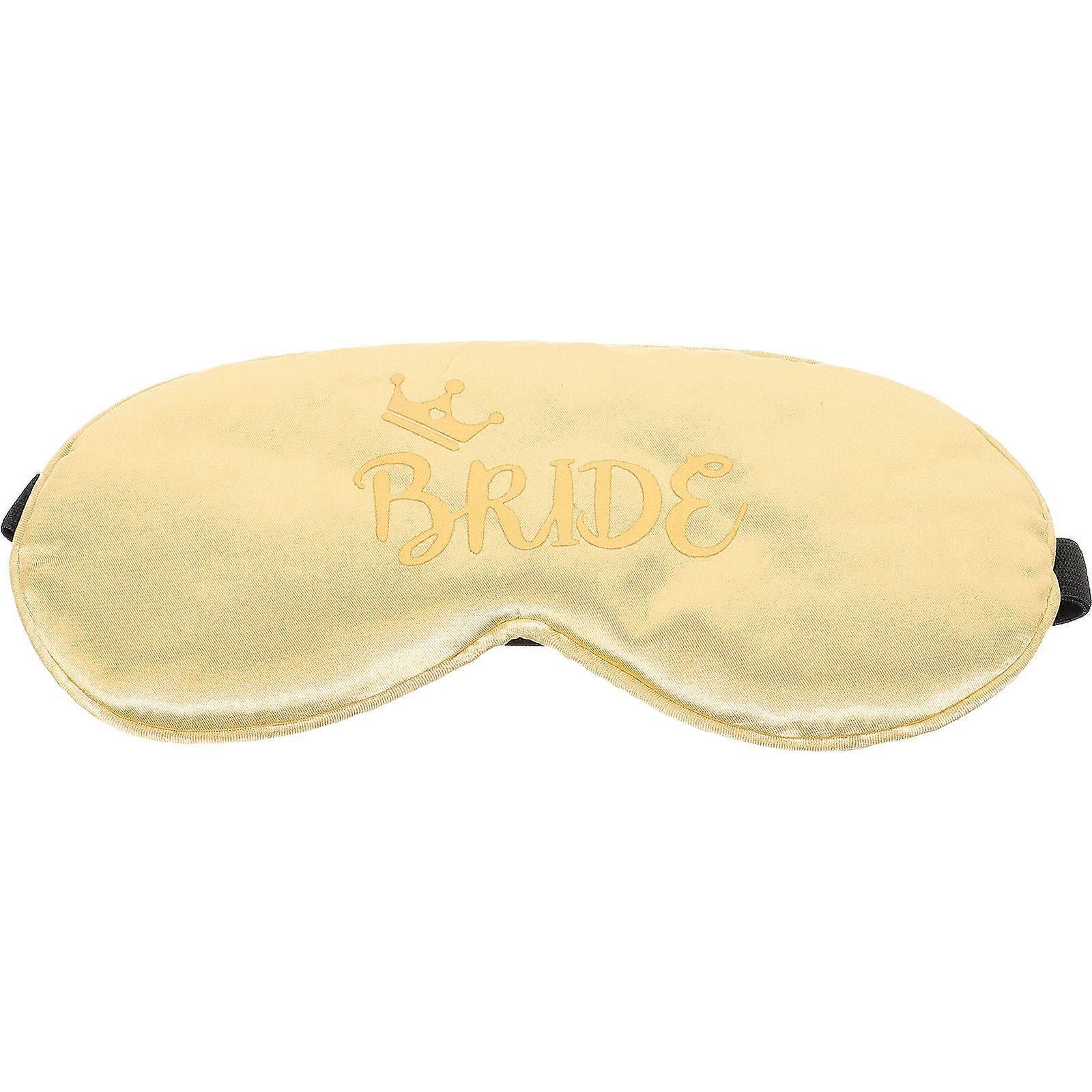 Sleep Aid Imitation Silk Eye Mask For Bridesmaids Travel Use 20x10cm 1Pack