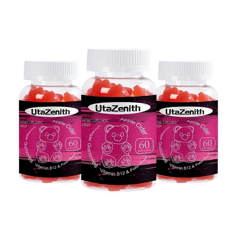 Gommes au vinaigre de cidre UtaZenith pour contrôler lalimentation liée au stress 180 unités gestion