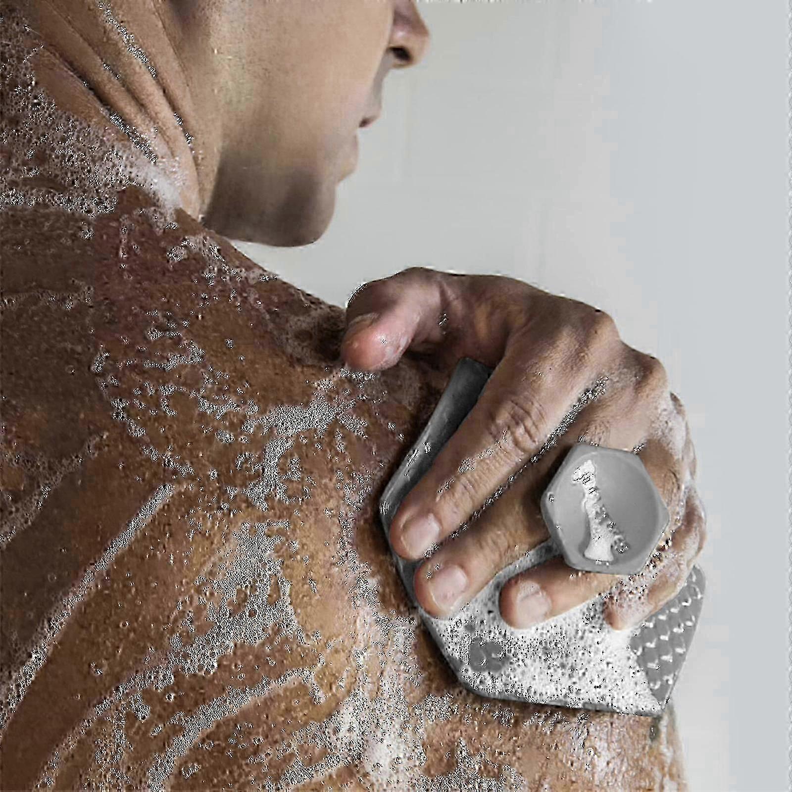 Scrubber, Deep Cleansing Bath Accessory with Custom Bristles and Ergonomic Design