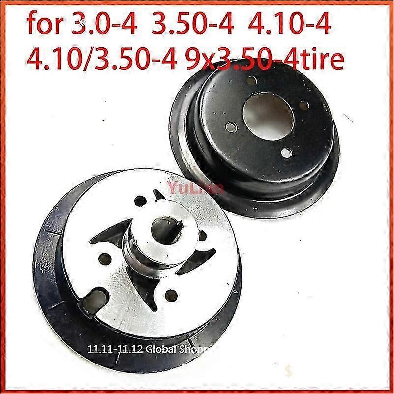 Aluminum alloy wheel for cars, 4-inch wheel with 17mm or 19mm inner hole, suitable for sizes 3.00, 4, 3.50, 4.00, 4.10, 4.00, 4.10, and 4.00