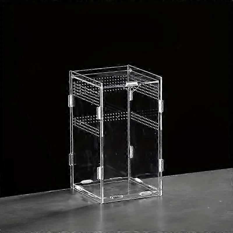 "Crystal-Clear View" Acrylic Clear Reptile Breeding Box - Ideal For Tarantulas, Lizards, Chameleons, Snakes, Insects & Turtles