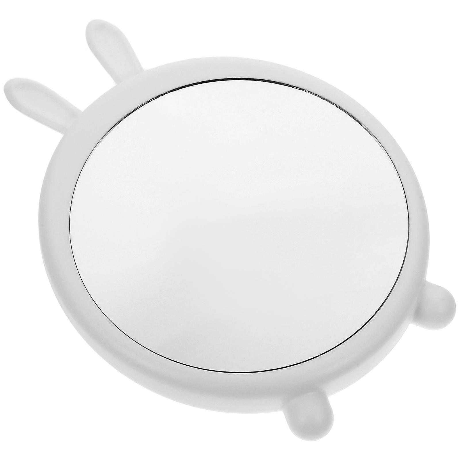 Mirror with Stand Tabletop Cosmetic Mirror Adjustable Angle High-Definition Reflection White 22.00X16.80X3.00CM 1Pcs