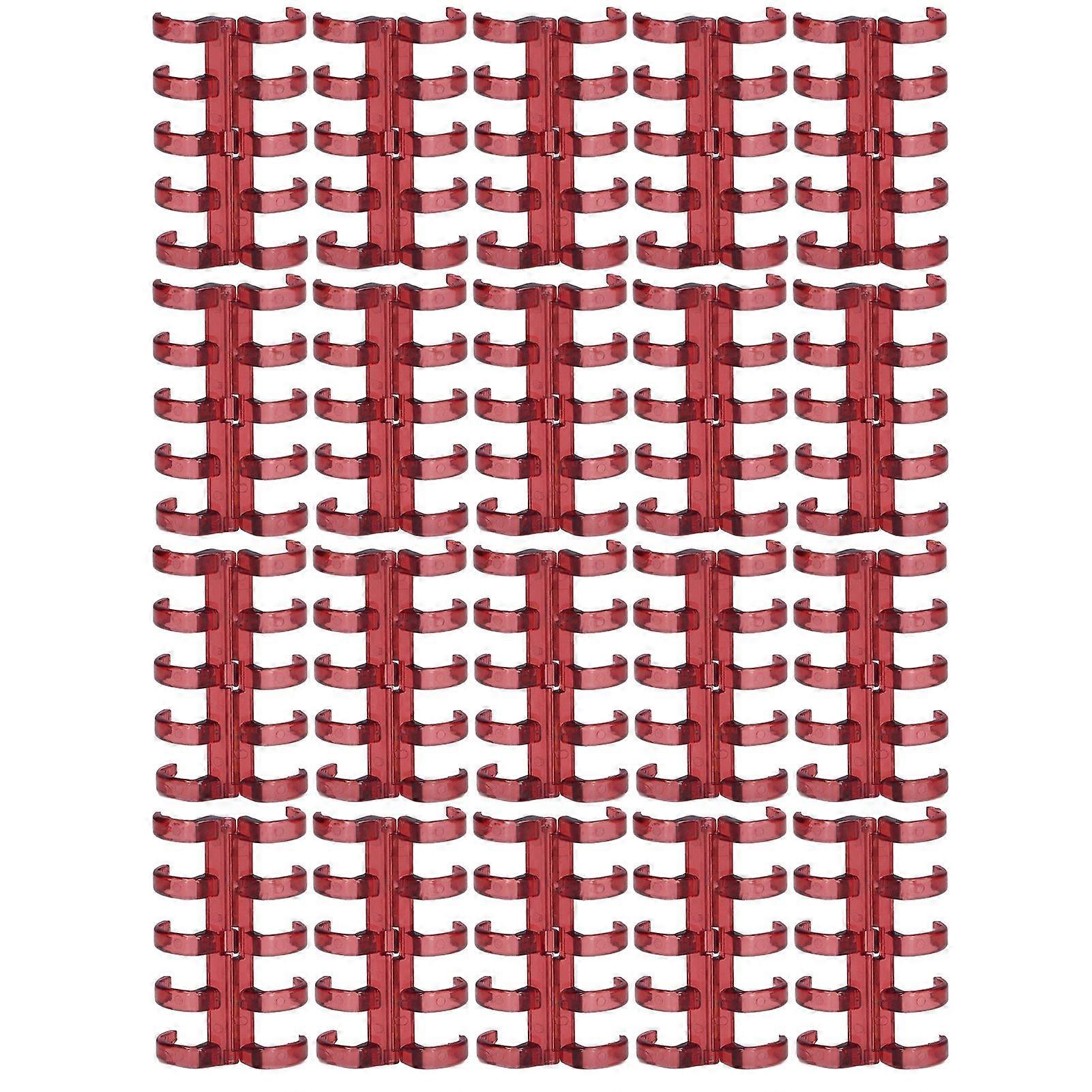 2025 dernier modèle 20Pcs anneaux de reliure conception segmentée tenir 60 feuilles 11mm