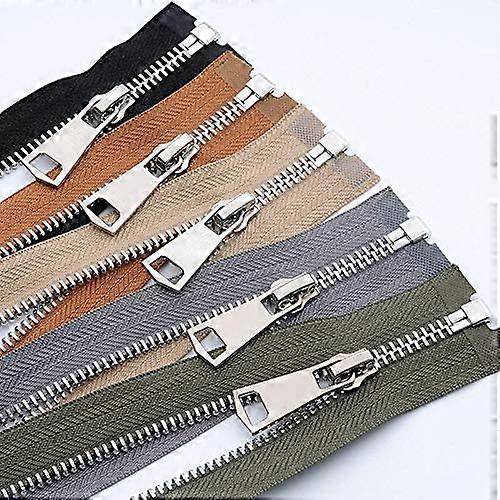 Zipper Set, Sewing Zippers, No. 5 OpenEnd Metal Zipper Bottom Stop