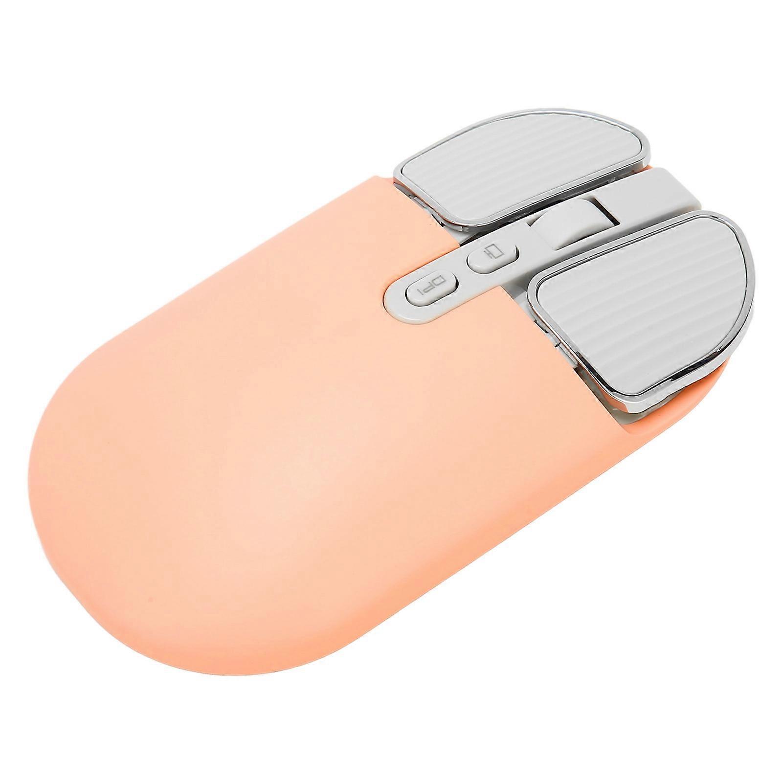 Wireless Mouse BT5.1 Or 2.4GHz Silent Click Adjustable DPI 500mAh Battery Mouse for Girl School Cafe Travel