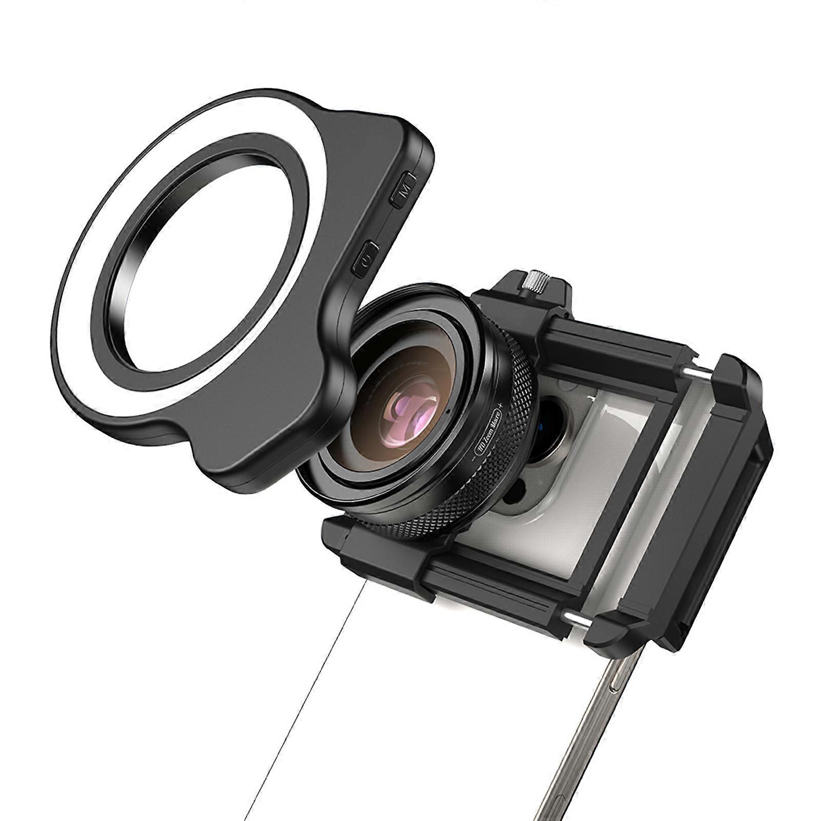 10X To 20X Macro Lens With 45 Mode Fill Light For Smartphone Photography Capture Closes Up Jewelry