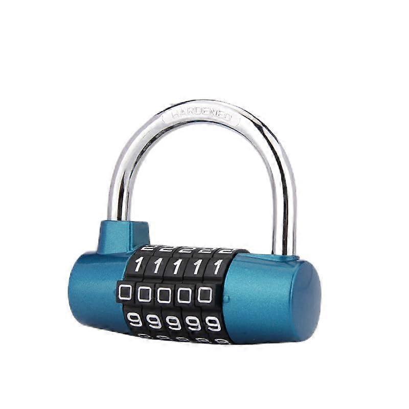 Childproof lock for gym locker, travel suitcase, luggage, drawers, toolbox accessories, password lock, durable padlock, color (S889Blue)