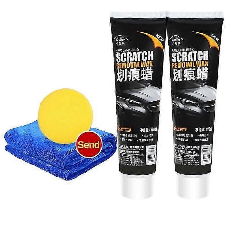 2x Paint Brush for Car Scratch Repair Solution for Removing Stains, Scratch Repair Agent, and Scratch Free Wax