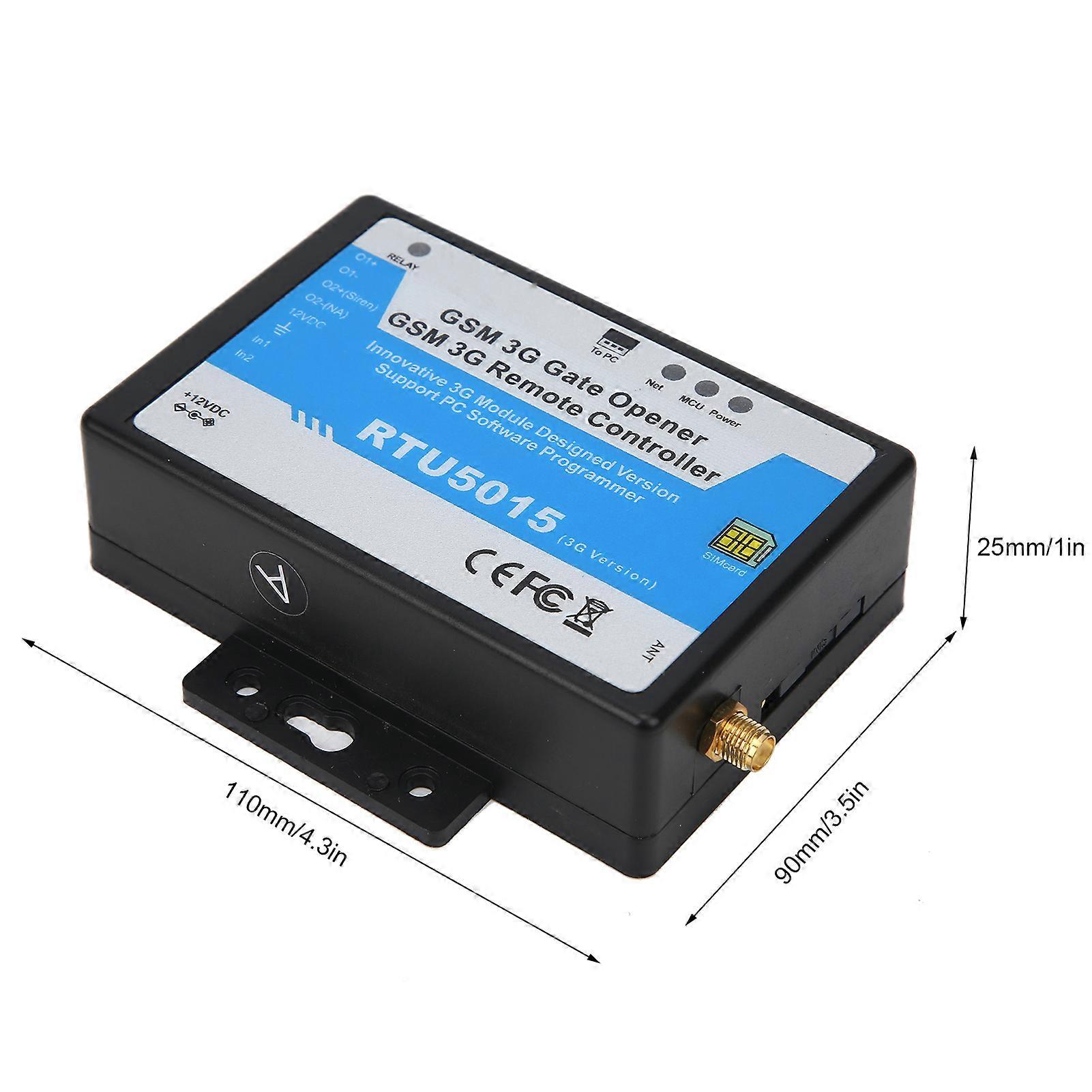 3G/GSM Gate Opener Mobile Phone Remote Controller Relay Switch No Distance RestrictionUS Frequency