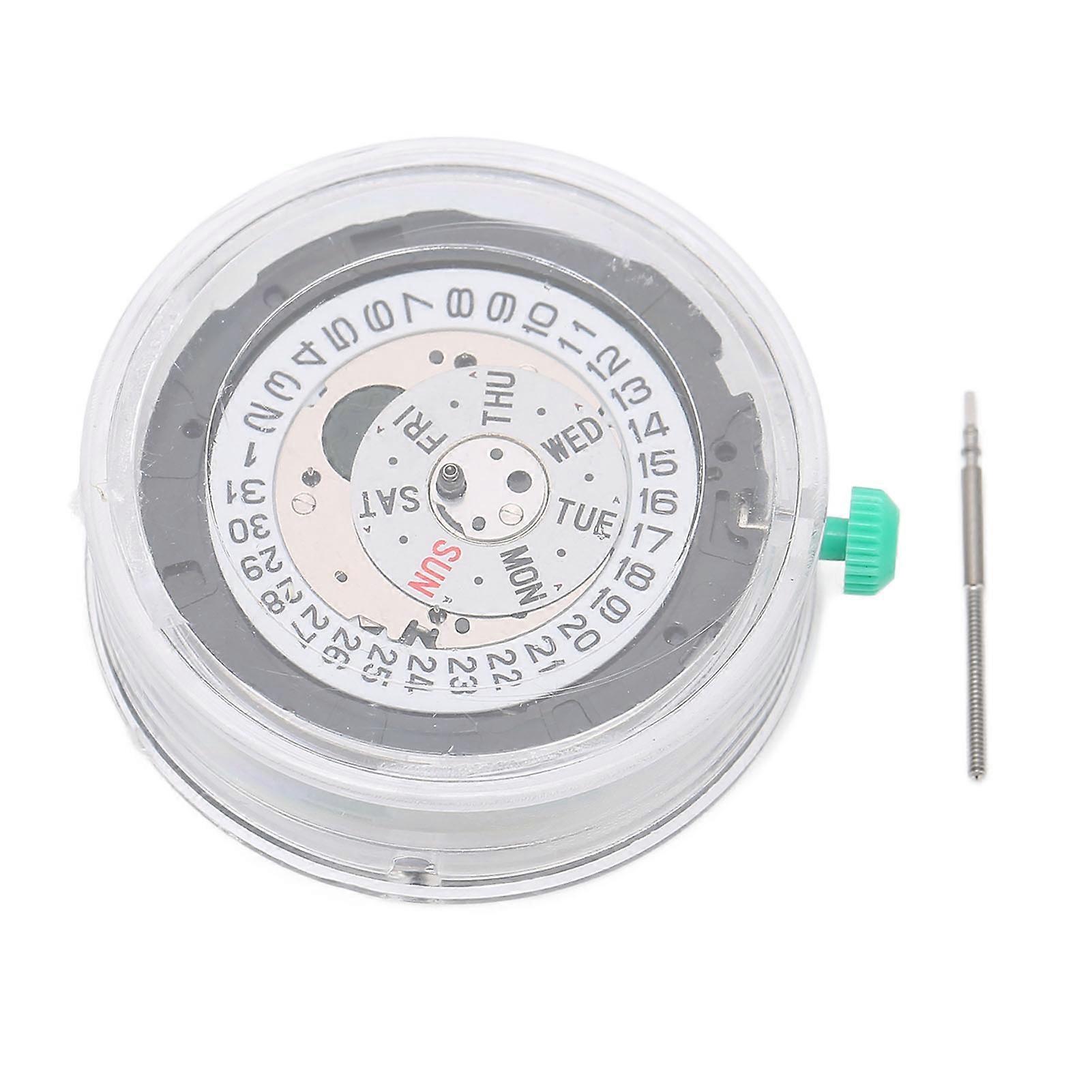 OS00 Quartz Movement Alloy Professional Dual Calendar Replacement Watch Movement with Battery