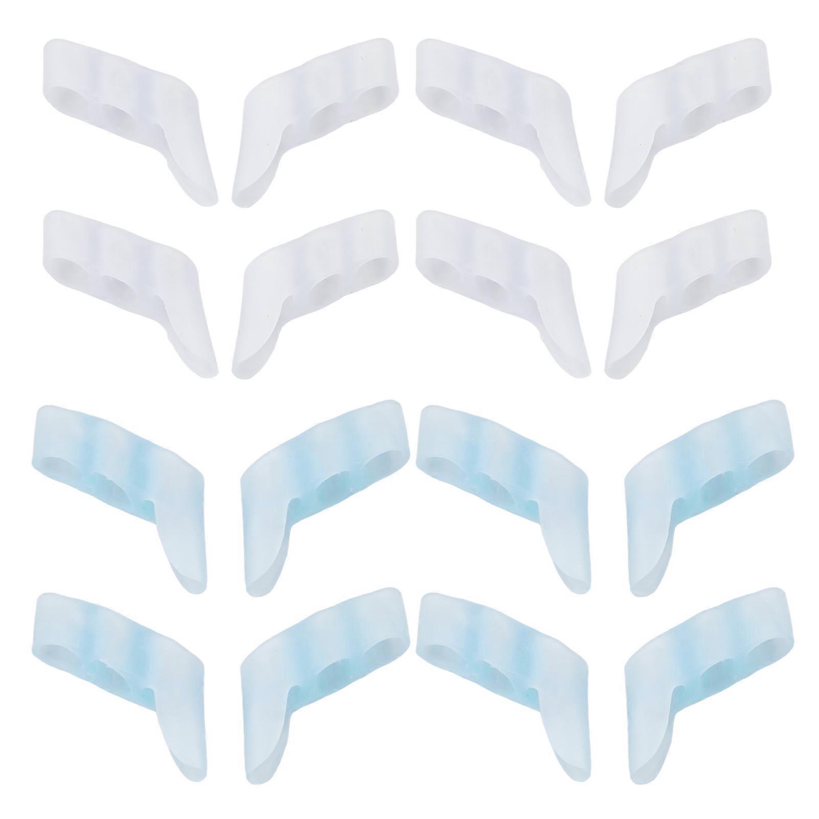 8pairs/box Little Toe Separator Hallux Valgus Toe Corrector Overlapping Toe Separator
