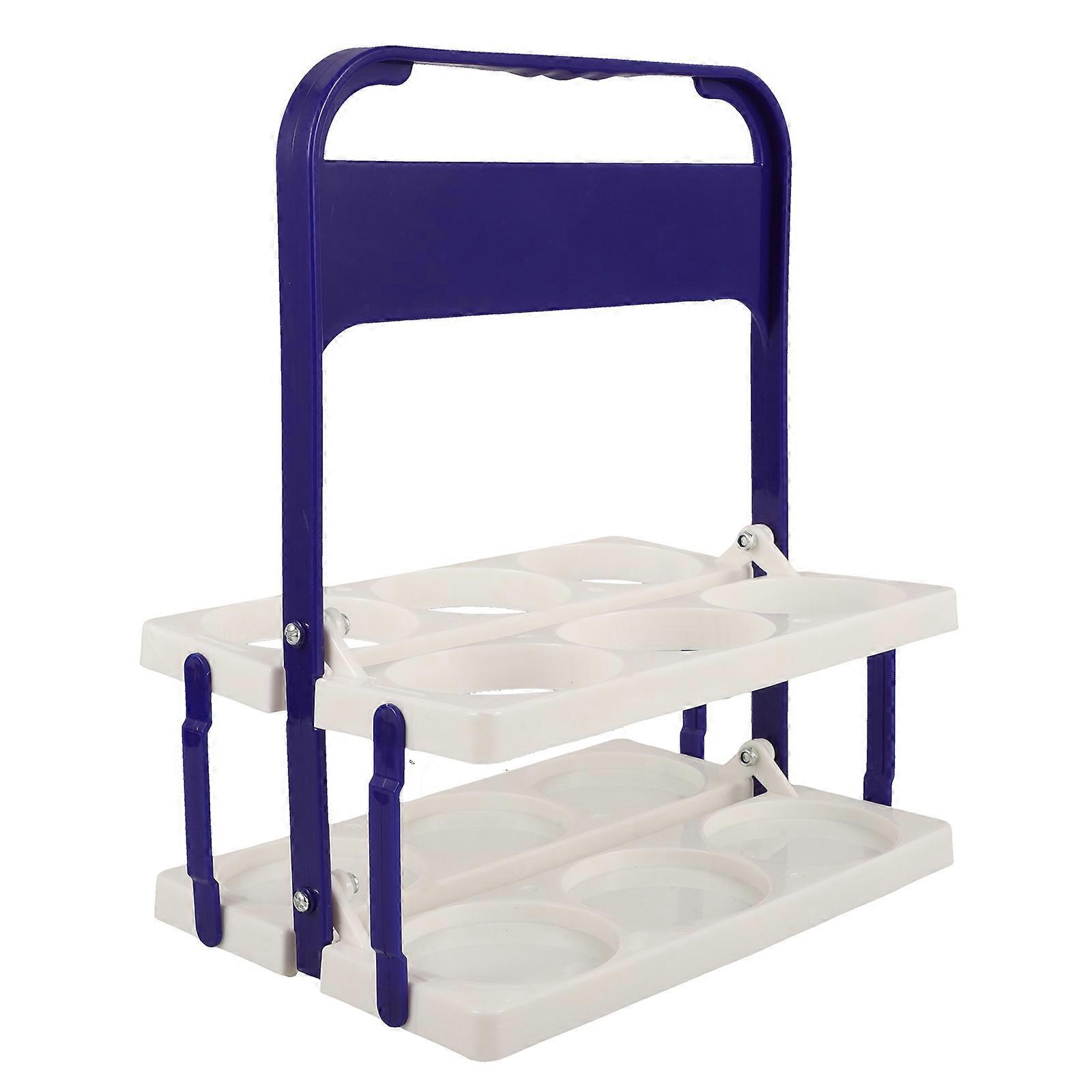 Foldable Beer Basket with Handle – Portable Beverage Carrier for Home, Bar, Camping, and Travel