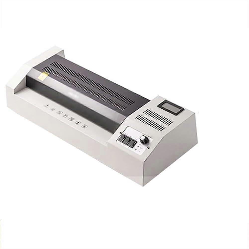 A3 A4 Laminating Unit with LCD Display, Fast Warm Technology, Four Rubber Roller Structure, Automatic Film Feed, for Home Office, School, Business