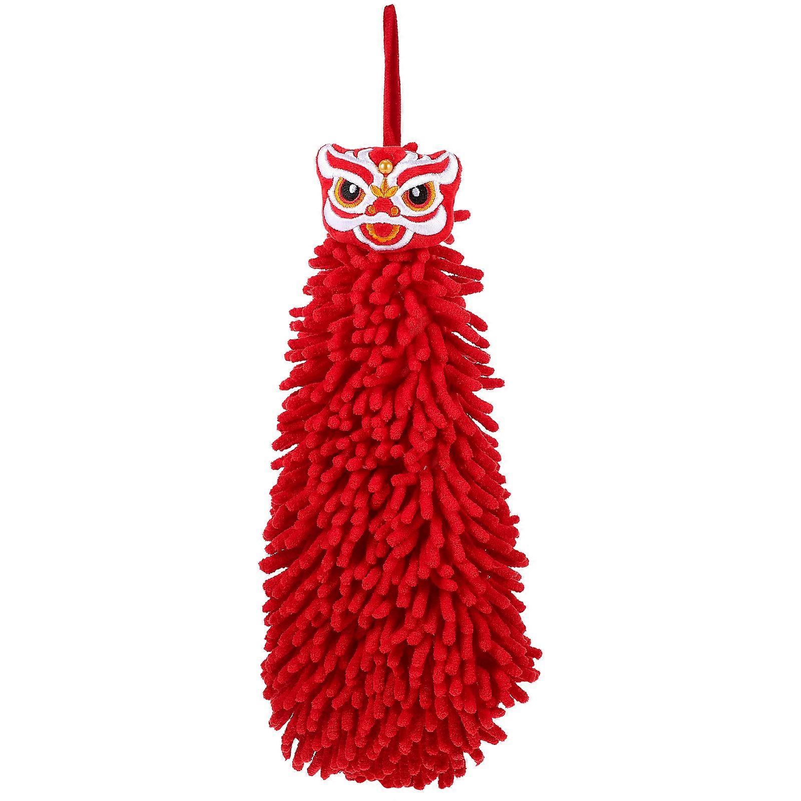 Fuzzy Chenille Hand Towel for Kitchen & Bathroom – Soft, Absorbent & Easy to Clean – Multi Purpose Surface Wiping Towel